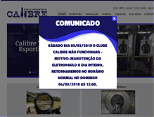 Tablet Screenshot of calibre.com.br